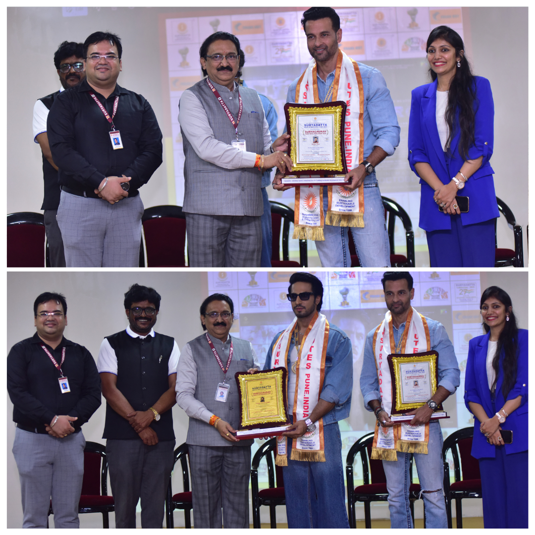 Bollywood Stars Rohit Roy & Thakur Anup Singh Inspire Students at Suryadatta Bavdhan Campus