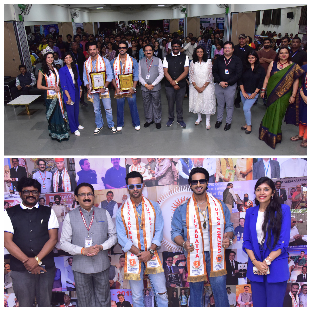 Bollywood Stars Rohit Roy & Thakur Anup Singh Inspire Students at Suryadatta Bavdhan Campus