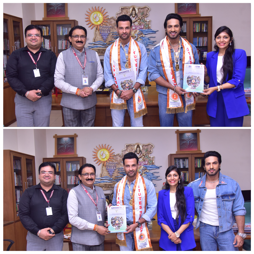 Bollywood Stars Rohit Roy & Thakur Anup Singh Inspire Students at Suryadatta Bavdhan Campus