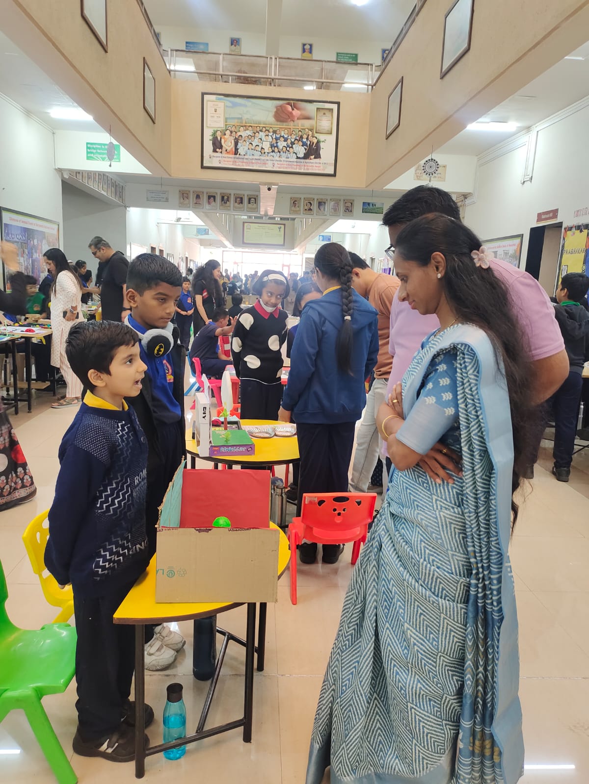 Spectrum 2025 – Science, Math, AI & Robotics Exhibition at Suryadatta National School-4