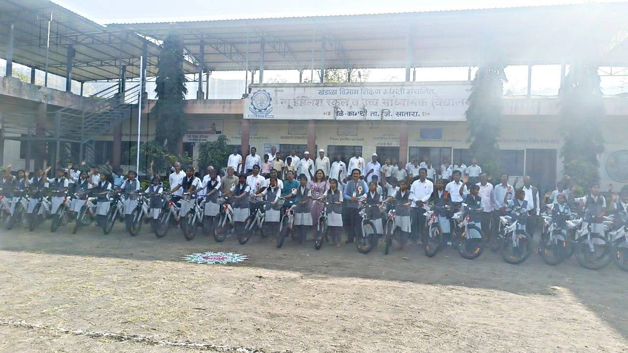 Suryadatta Group distributes 50 bicycles to deserving students