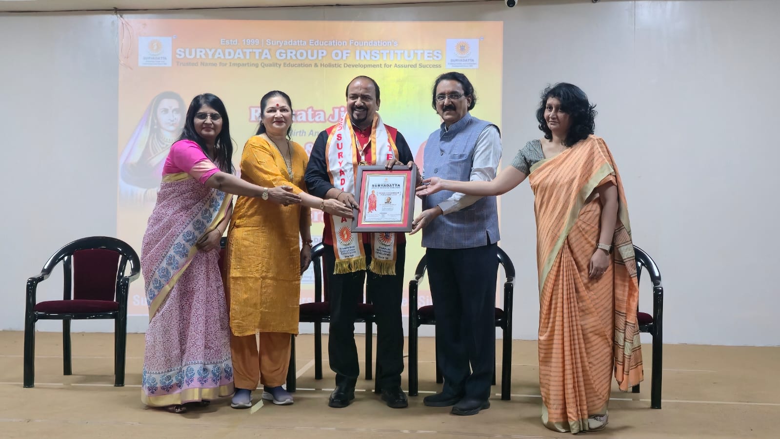 Swami Vivekananda & Rajmata Jijau Jayanti Celebrated with Great Zeal at Suryadatta Group of Institutions