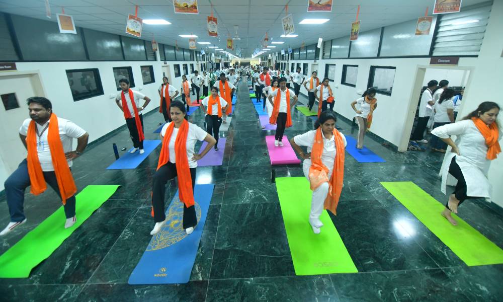 yoga day celebrations