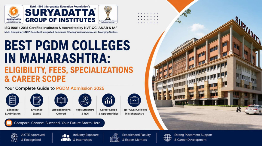 Best PGDM Colleges in Maharashtra: Eligibility, Fees, Specializations & Career Scope