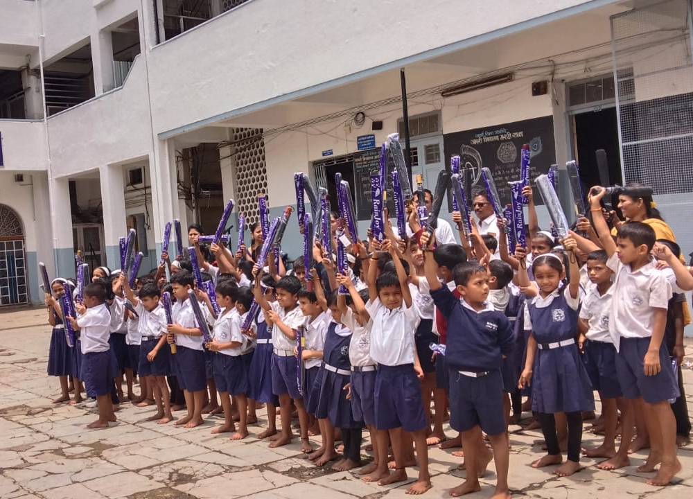 Suryadatta Distributes Umbrellas