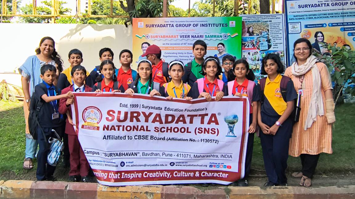 Suryadatta National School Students Visit Katraj Dairy