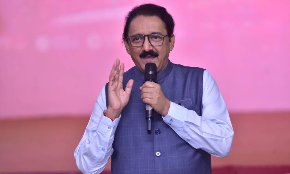 Prof. Dr. Sanjay B. Chordia participating in Freshers Fiesta 2026 competitions at Suryadatta.