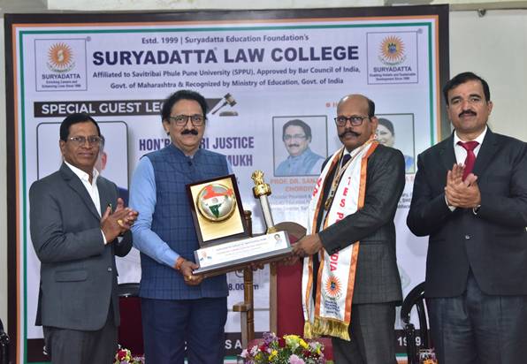 Hon’ble Justice Shri Sanjay A. Deshmukh Receives Suryabharat Suryabhusan National Award 2026
