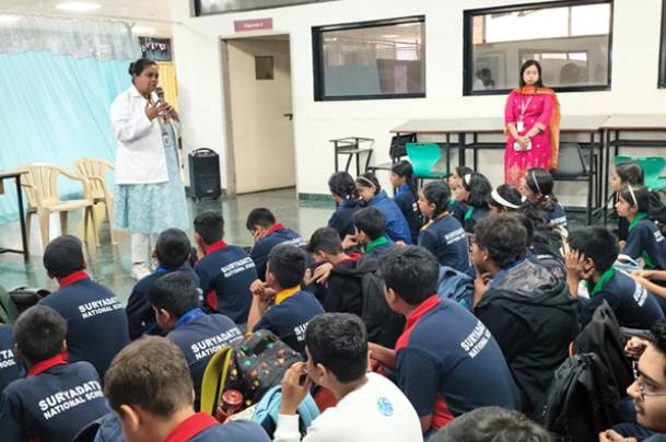 World Heart Day celebration at Suryadatta promoting heart health awareness and healthy lifestyle habits